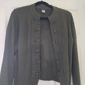 Venus-L-Green Cardigan